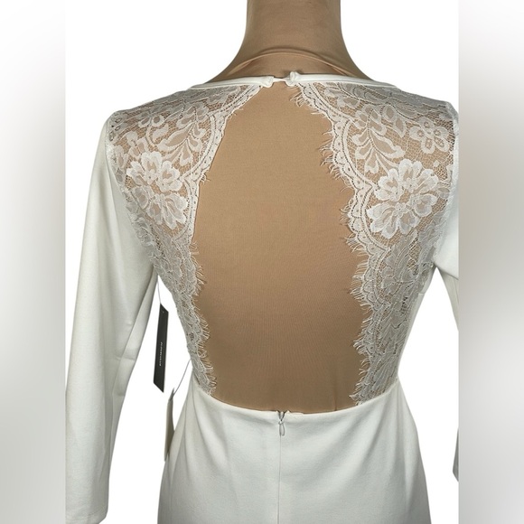 Lulus ~ 🤍Love Language White Lace Bodycon Backless
Dress NWT Small - Picture 9 of 13